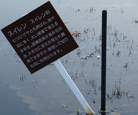 lake sign on