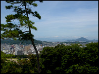 View of Matsuyama to the sea