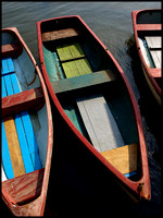 Colored dinghys