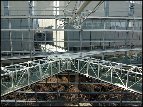 Forum overhead walkways
