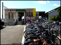 Nabeshima station bike storage