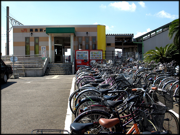 Nabeshima station bike storage
