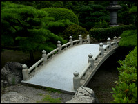 Bridge in garden
