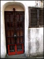 Old, disused doorway