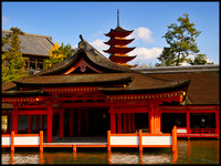 Pagoda over shrine