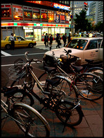 Taxis, bicycles